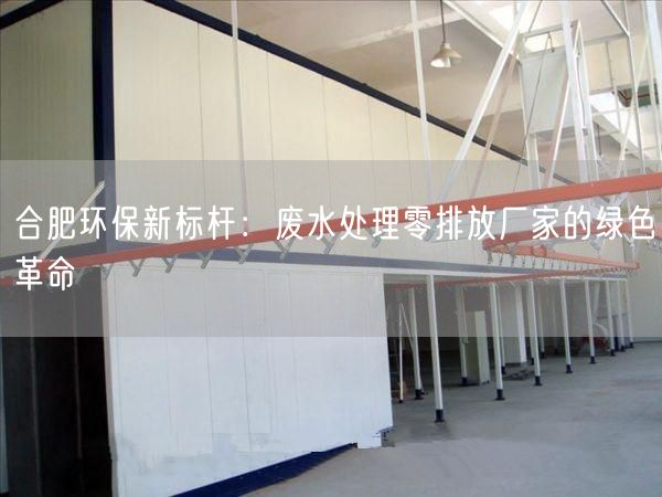 合肥环保新标杆：废水处理零排放厂家的绿色革命(图1)