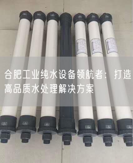 合肥工业纯水设备领航者：打造高品质水处理解决方案(图1)